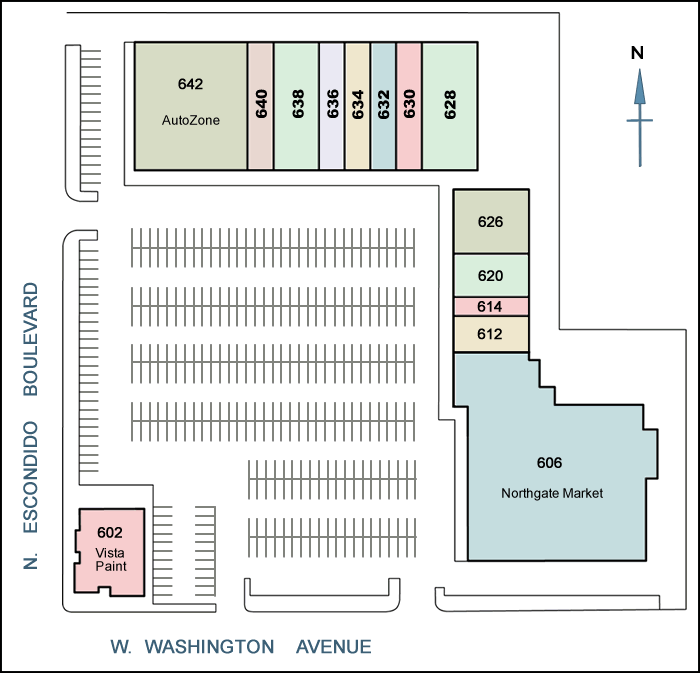 Escondido Square store map